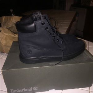 Blacked Out Timberland Boots